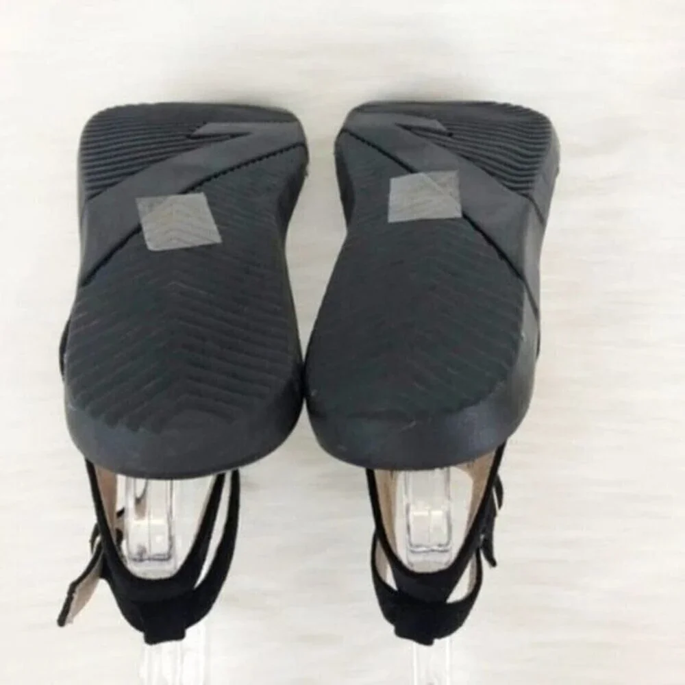 PATRIZIA Black T-Strap Sandals - Picture 8 of 8